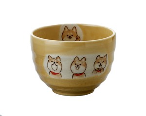 小抹茶碗　柴犬