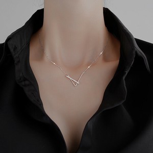 韓国　ネックレス ネックレス レディース　ネックレス シルバー925　メッキ ネックレス シルバー