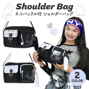 2025年新商品 侧背包/单肩包 口袋 聚酯纤维/涤纶 猫 透明