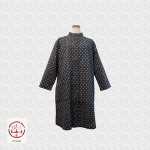 Button Shirt/Blouse Stand-up Collar Block Print [2025 NEW]