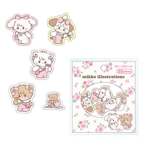 【funbox】フレークシール   MIKKO   花柄   /  mikko illustrations