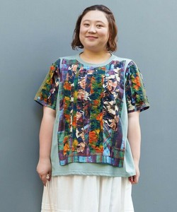 【2025春夏新作】三種のフリル重なりT（大きいサイズ）