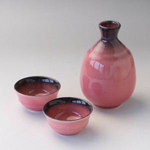 美浓烧 酒类用品 粉色 日本制造