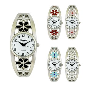 Analog Watch Flower Ladies fashion Bangle