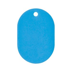 ORIONS　プラスチック番号札(大)　無地　50枚入り　スカイ　NO.16C-S