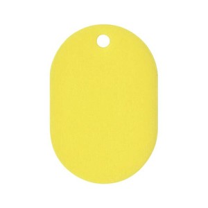ORIONS　プラスチック番号札(大)　無地　50枚入り　イエロー　NO.16C-Y