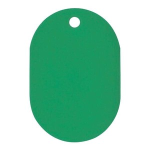ORIONS　プラスチック番号札(小)　無地　50枚入り　グリーン　NO.9C-G