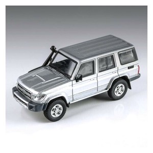 JADI トヨタ ランドクルーザー LC76 シルバーパール LHD 1/64スケール PA55312