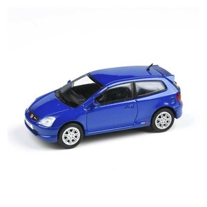 JADI ホンダ シビック タイプR EP3 01 ビビッドパールブルー LHD 1/64スケール PA55346