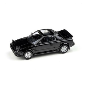 JADI トヨタ MR2 MK1 85 メタリックブラック ライトオープン LHD 1/64スケール PA55421