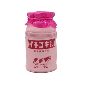 アルタ  みみちゃん堂　牛乳瓶ポーチ イチゴ AR0819193