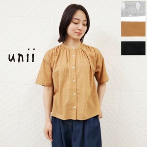 Button Shirt/Blouse Gathered Blouse