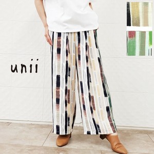Cropped Pant Patterned Straight Pants
