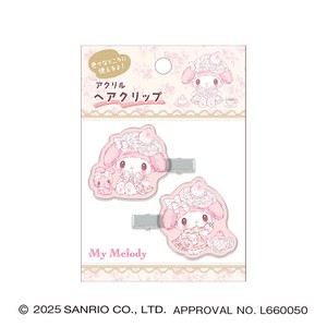 【先行受注】アクリルヘアクリップ 白いちごのティータイム サンリオキャラクターズ 予約〆7/31