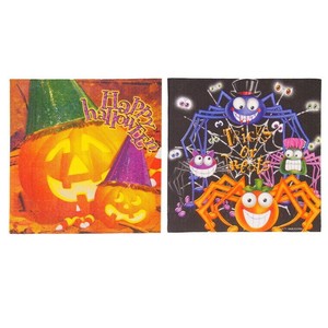 ハロウィンパーティーナプキン6枚セット （パンプキン/スパイダー）　パーティー｜パンプキン｜かぼちゃ