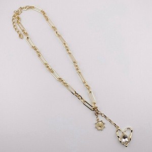 キラキラ　ハート　ストーン　チェーン　ネックレス　アクセサリーミセス　即納