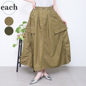 【ロット販売】【each　新作】2025SS 2025人気　 ナイロンカーゴスカート　 each東京