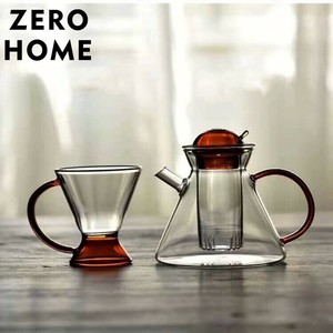 ガラスコップ レトロ セット デンマーク 北欧 茶花を煮るティーポット コーヒーポット やかん
