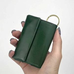 エマージェンシーウォレットONEup  キーリングタイプ　本革 ミニ財布 敬老の日 ギフト