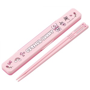 【公式】 音のならない箸・箸箱セット 箸18cm 【エスターバニー】 スケーター