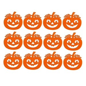 ハロウィン フェルトパンプキンフェイス