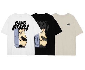 【2025春夏新作】ファンキーハムスターイラスト半袖Tシャツ