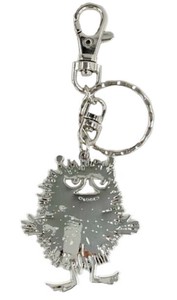 【2025春夏新作予約】【北欧雑貨】【MOOMIN】SILVERキーホルダー　スティンキー　1851