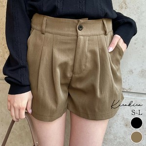 パンツ《タック入りスラックスショートパンツ 全2色 全3サイズ》