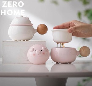お茶を入れるカップ 携帯用 大人気 かわいい ろ過水筒 セラミックティーカップ お茶の分離