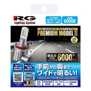 R-GEAR レーシングギア LED H8/11/16 HB 6000K RGH-P971