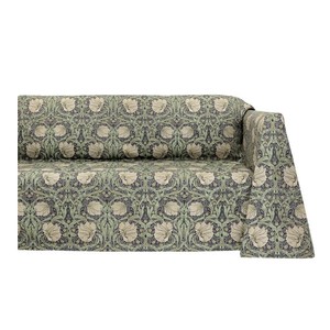 川島織物セルコン Morris Design Studio ピンパーネル マルチカバー 200cm×270cm HV1746S G グリーン