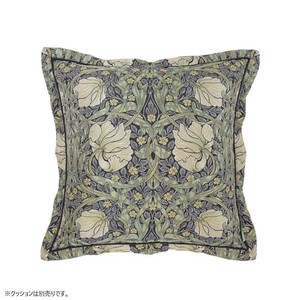 川島織物セルコン Morris Design Studio ピンパーネル 背当クッションカバー 45×45cm LL1746 G グリーン