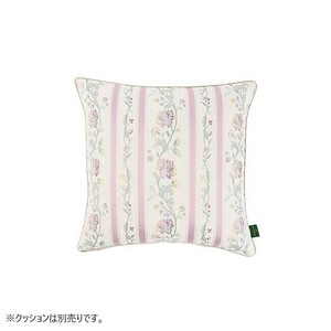 川島織物セルコン ミントン ハドンホールフラワーリボン 背当クッションカバー 45×45cm LL1221 P ピンク