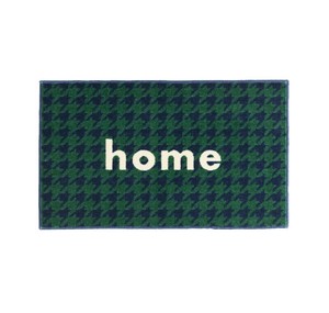 (クリーンテックス) デザインマット kahou home_navy&green 45×75cm