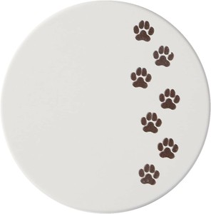 珪藻土 コースター 犬 4枚セット