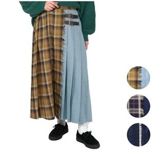 Skirt Pleated skirt Check