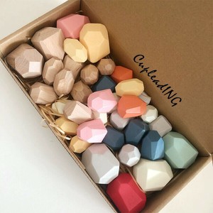 シーズン商品 早い者勝ち 畳石 積み木 知育玩具 20粒 石玩具 忍耐力 集中力玩具 子供の早教 多彩