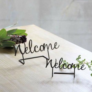 【SOW】サインデコ Welcome ウェルカムサイン 玄関 店舗用品