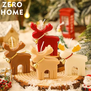 クリスマスプレゼント クリスマスキャンドル アロマキャンドル 手土産 鹿 ヘラジカ クリスマス置物
