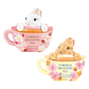 【12月中旬発売/8月末〆切 完全予約制】ロレイユミニョンティー【桜・紅茶・フレーバーティー・うさぎ】