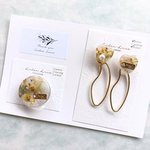 Pierced Earrings Gold Post