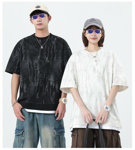 Tシャツ  ラウンドネック 半袖 無地 レジャー 快適 男女兼用 ファッション MBQ2156