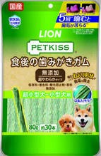 PETKISS　食後の歯みがきガム無添加超やわらか 80g