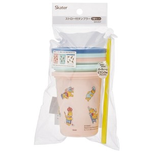 スケーター《特価》 【予約販売】ストロー付タンブラー（3個セット）ディズニー／くまのプーさん