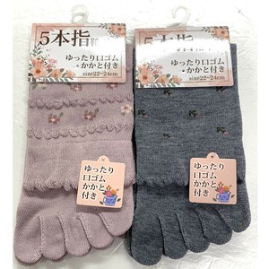 Crew Socks Floral Pattern Socks