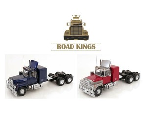 ROAD KINGS 1/18 Mack RL 700L レッドメタリック/シルバー