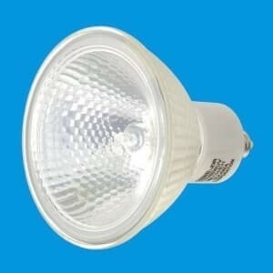 UVカット機能付 ハロゲン電球 《エコクールハロゲン》 110V 100W形 広角 E11口金　JDR110V60WUVWK7HE11A
