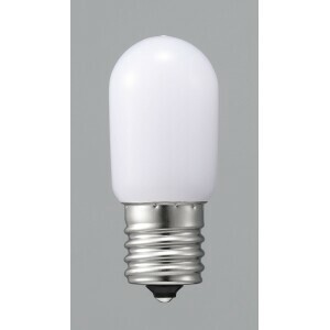 LEDナツメ球 電球色 E12 ホワイト　LDT1LG19E12W