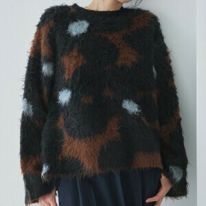 Pre-order Sweater/Knitwear Jacquard Floral Pattern Knit Pullover