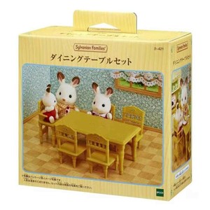 【マスコット】シルバニアファミリー カー421 ダイニングテーブルセット